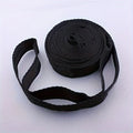Correias De Poliéster Reforçado Para Acampamento AO Ar Livre Black Hammock Straps 5 Ring Alta Carga-rolamento Farpado 2pcs