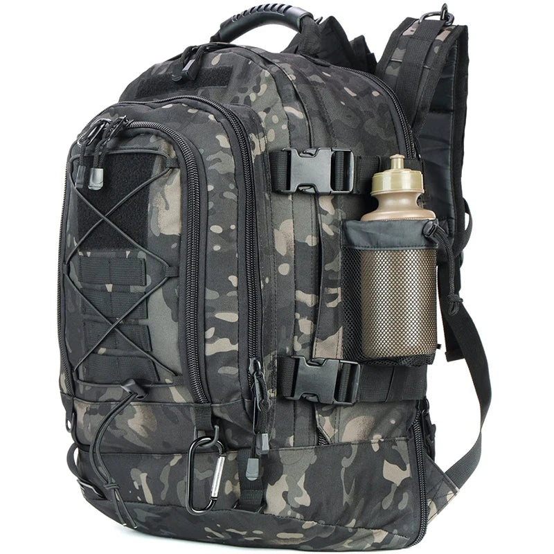 Mochila militar com capacidade para 60kg