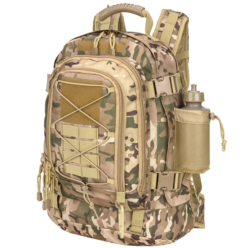 Mochila militar com capacidade para 60kg