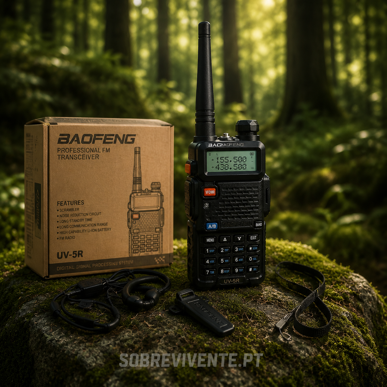 Baofeng UV 5RH 10W Air Band Walkie Talkie Long Range