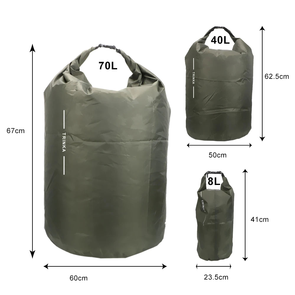 Saco impermeável 8L 40L 70L