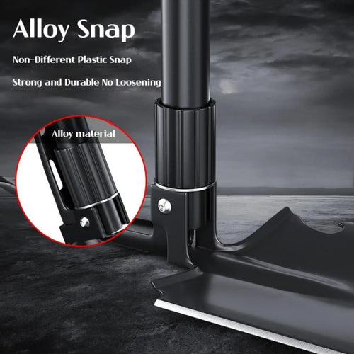 1pc Outdoor Small Foldable Camping Shovel, Multifunctional Hiking Entrenching Tool Portable Shovel