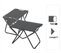 Portable  Picnic Table Beach Tables camping Table for Sand Foldable Edge With Hollowing Hangable items More Convenient