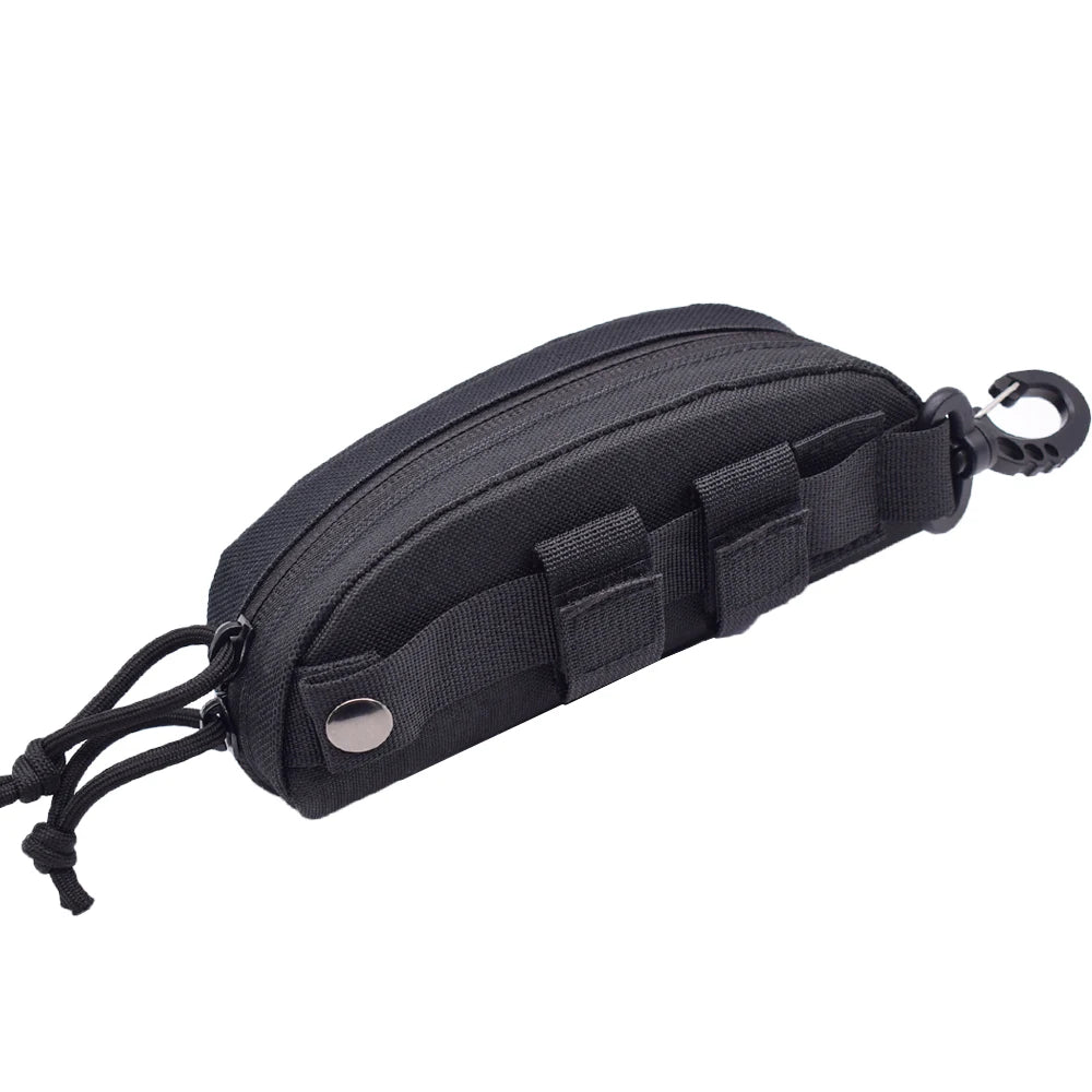 Tactical Molle Pouch Hard Case Fashion Glasses Pouch Outdoor Portable Eyewear Protector Shockproof Dustproof Glasses Case