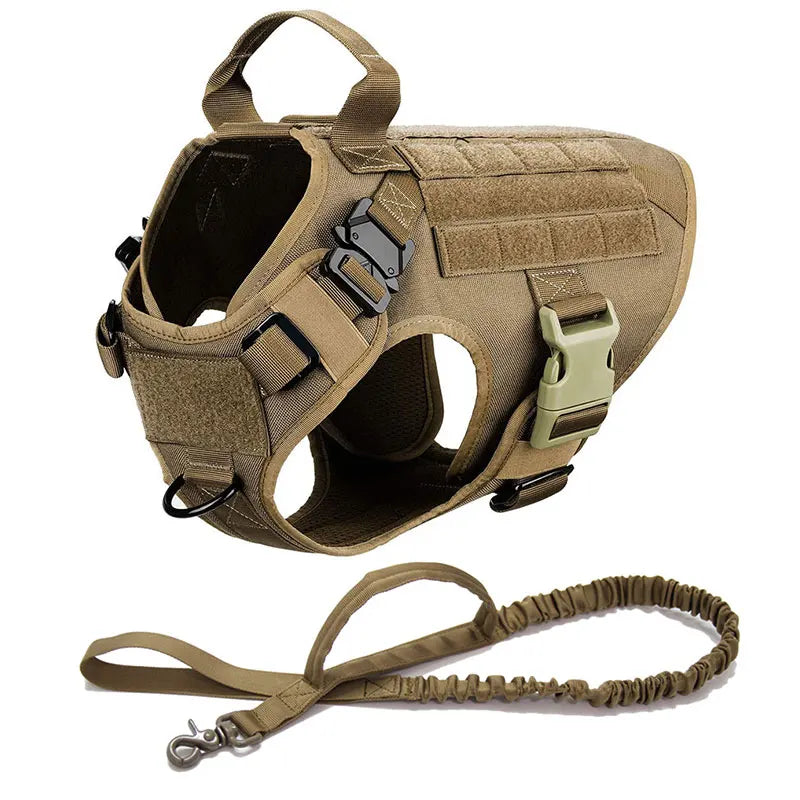 Coleira militar de peitoral para cão grande