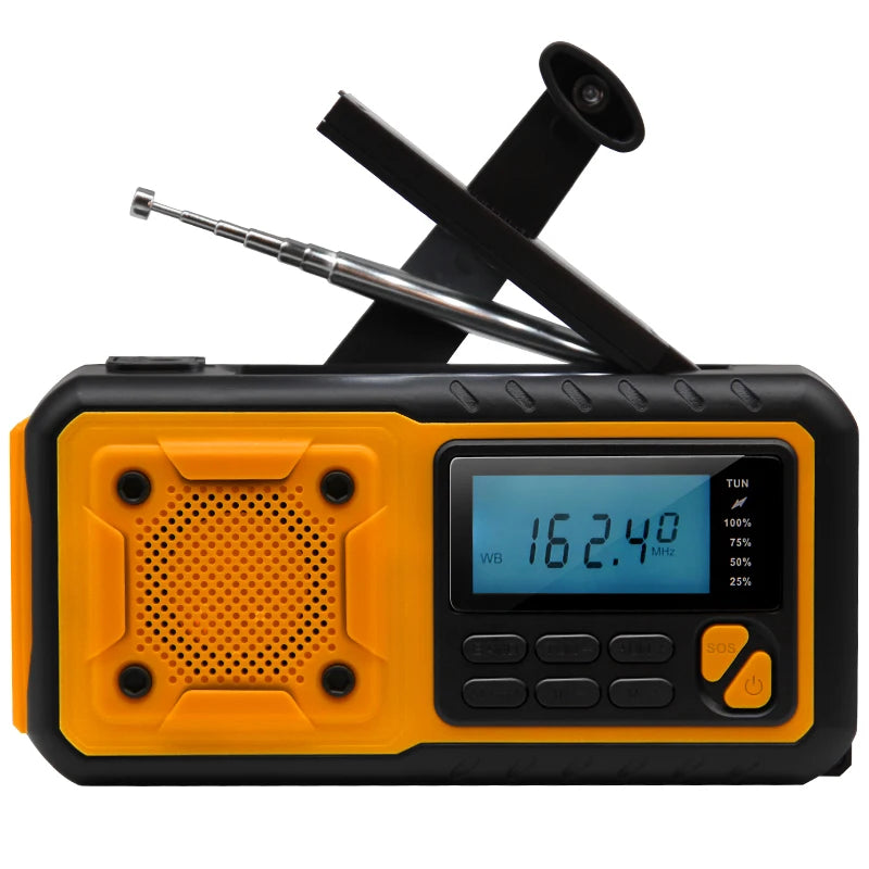 5000mAh/18500mWh Emergency Hand Crank Radio