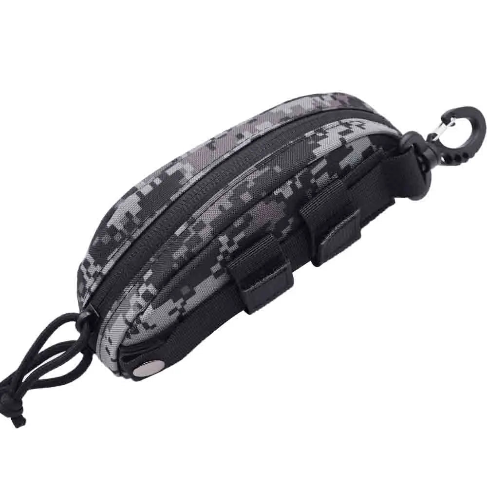 Tactical Molle Pouch Hard Case Fashion Glasses Pouch Outdoor Portable Eyewear Protector Shockproof Dustproof Glasses Case