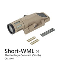 Tactical INFORCE WML APL Nylon Rifle Pistol Gun Strobe LED Light Fit 20mm Rail Airsoft Weapon Hunting Flashlight