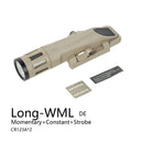 Tactical INFORCE WML APL Nylon Rifle Pistol Gun Strobe LED Light Fit 20mm Rail Airsoft Weapon Hunting Flashlight