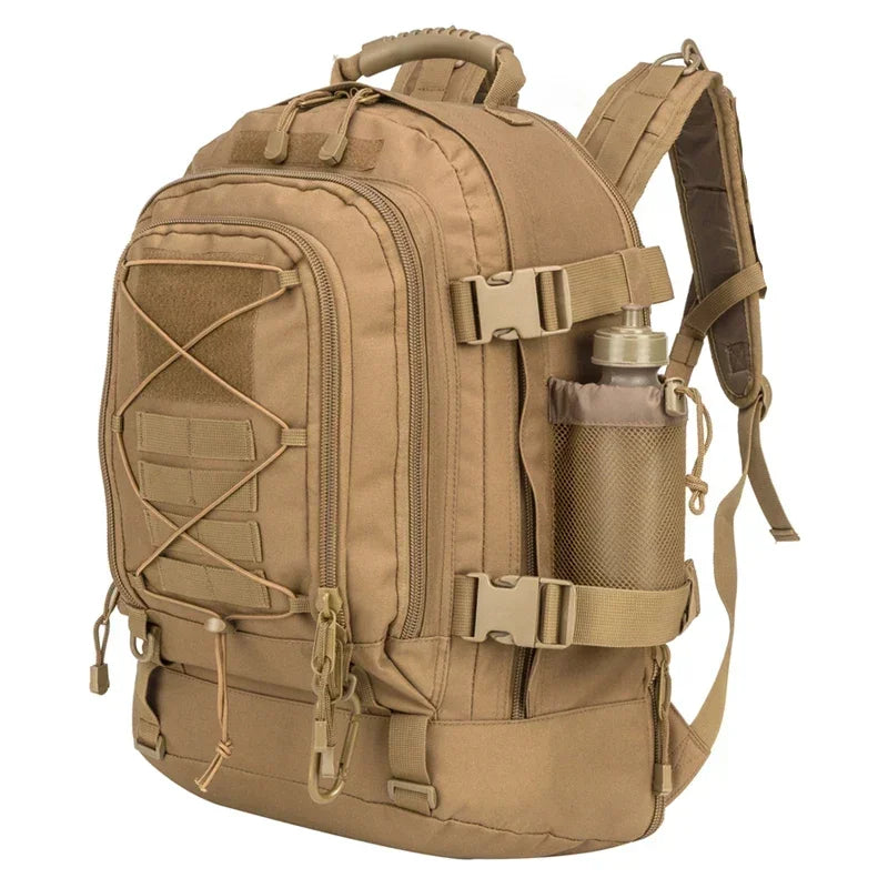 Mochila militar com capacidade para 60kg