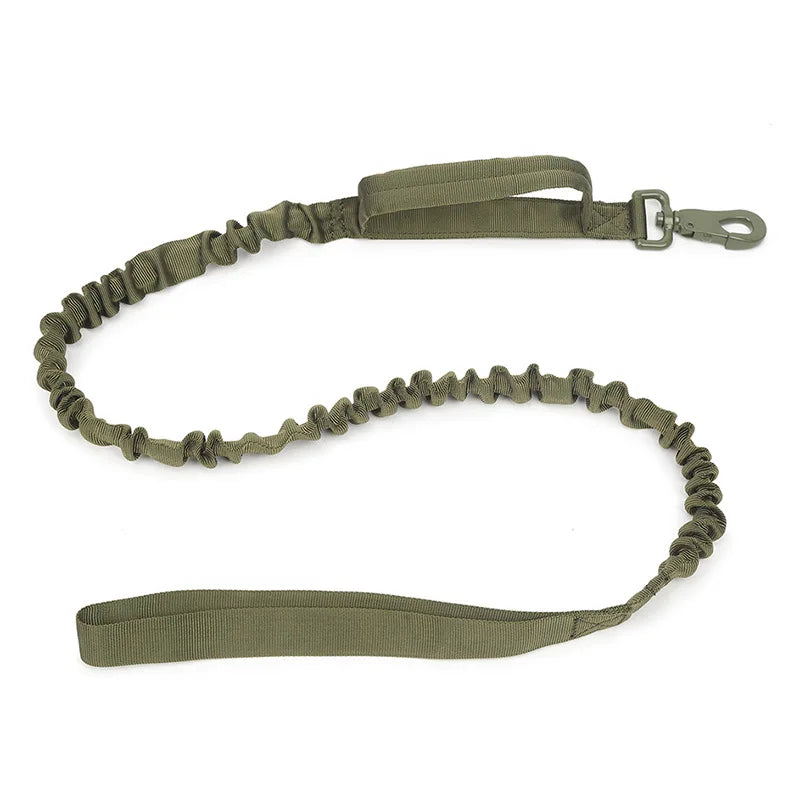 Durable Tactical Dog Collar and Leash Adjustable Military Pet Collar Leash Medium Large Dog German Shepherd Training Accessories