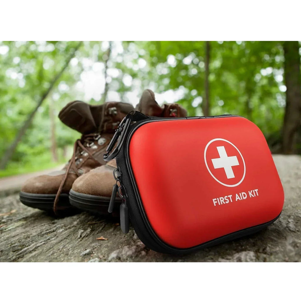 Kit de primeiros socorros multifuncional para emergências médicas,uso doméstico, camping e trilhas.