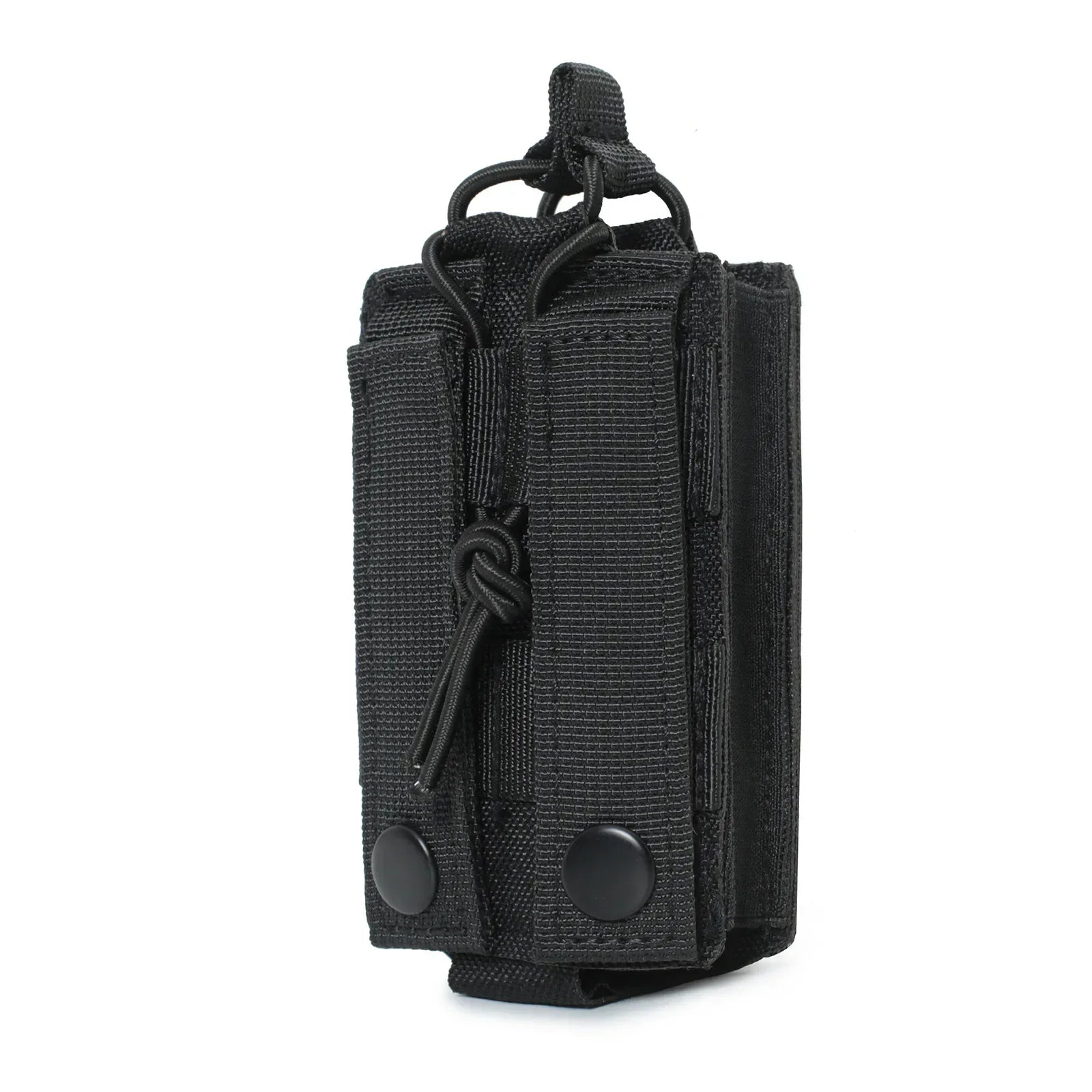 M4 M16 AR15 5.56mm magazine pouch, single magazine holster, MOLLE compatible, EDC waist pouch with laser-cut openings