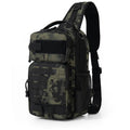 Tactical Climbing Chest Bag Backpack Accessories Lure Outdoor Fishing Camping Hiking Bag with Rod Holder Men Molle Fanny Pack