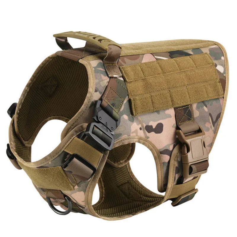Coleira militar de peitoral para cão grande