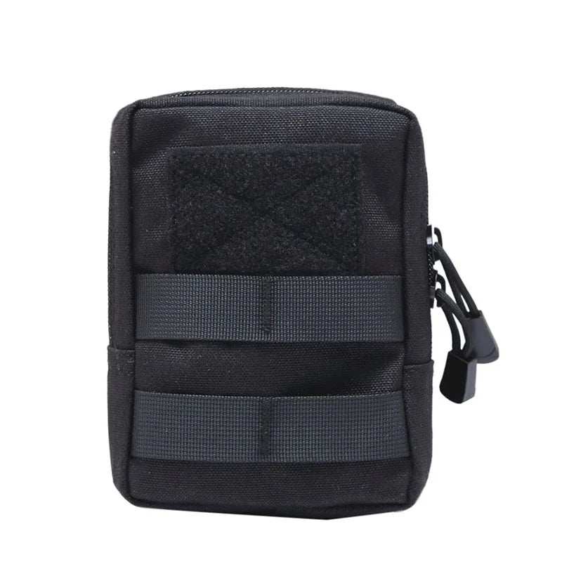 Tactical 600D Outdoor Waist Bag Molle Pouch Tool Zipper Waist Pack Hungitng Accessory Belt Pouch