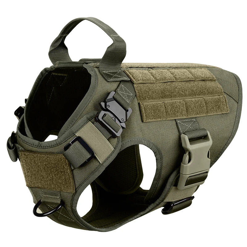 Coleira militar de peitoral para cão grande