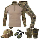 Tactical  Uniform Suits Milit Outdoor Camouflage Suit Hunting Shirts Pants Fish Trainning Airsoft Paintball Clothes Sets