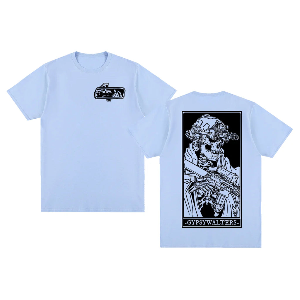 Forward Observations Group Vintage t-shirt Death Skeleton Satan Gothic Clothes Cotton Men T shirt New TEE TSHIRT Womens tops