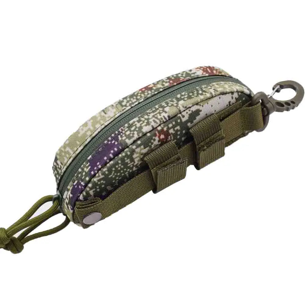 Tactical Molle Pouch Hard Case Fashion Glasses Pouch Outdoor Portable Eyewear Protector Shockproof Dustproof Glasses Case