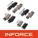 Tactical INFORCE WML APL Nylon Rifle Pistol Gun Strobe LED Light Fit 20mm Rail Airsoft Weapon Hunting Flashlight