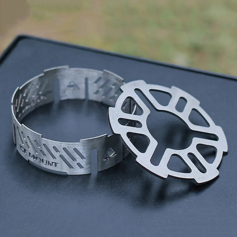 Outdoor Stove Windshield Portable Camping Stove Windproof Ring High-temperature Resistant Camping Picnic Cooking Supplies