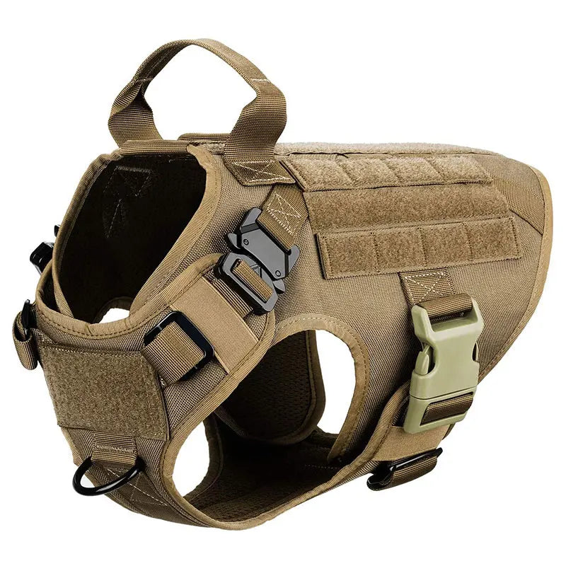 Coleira militar de peitoral para cão grande