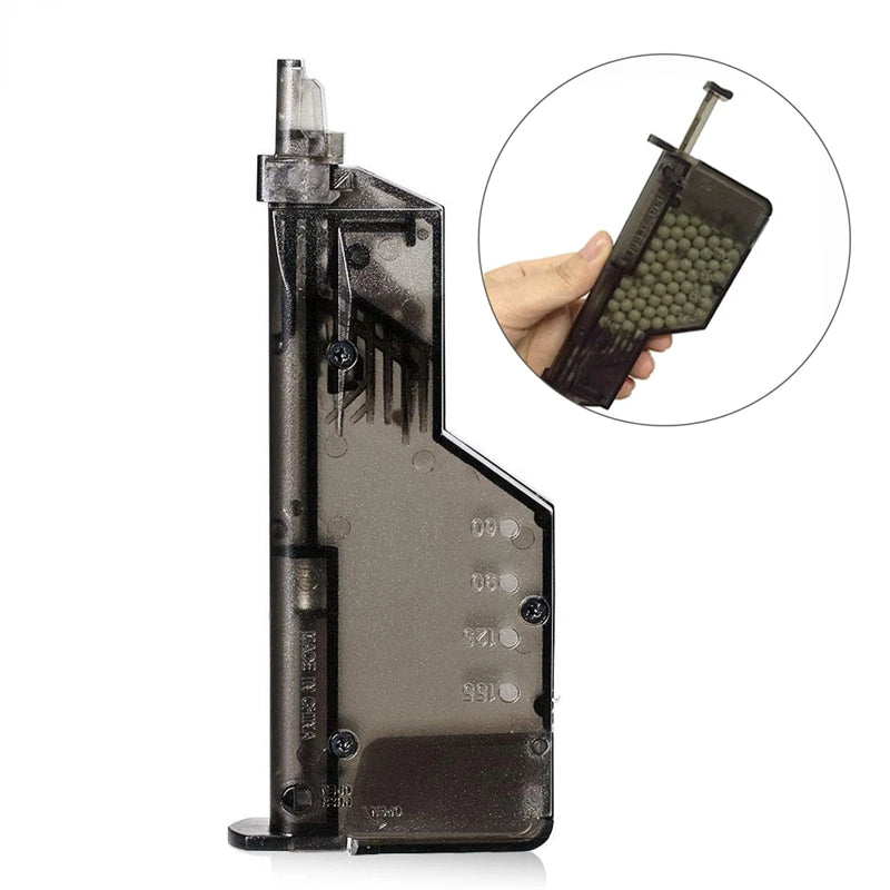 Carregador rápido de BBs de plástico para Airsoft