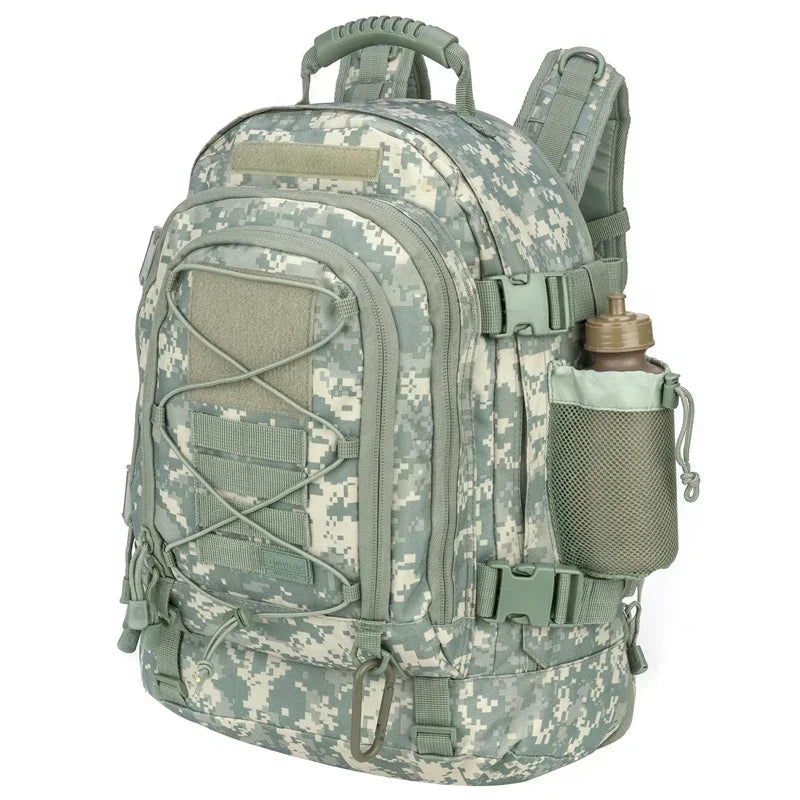 Mochila militar com capacidade para 60kg