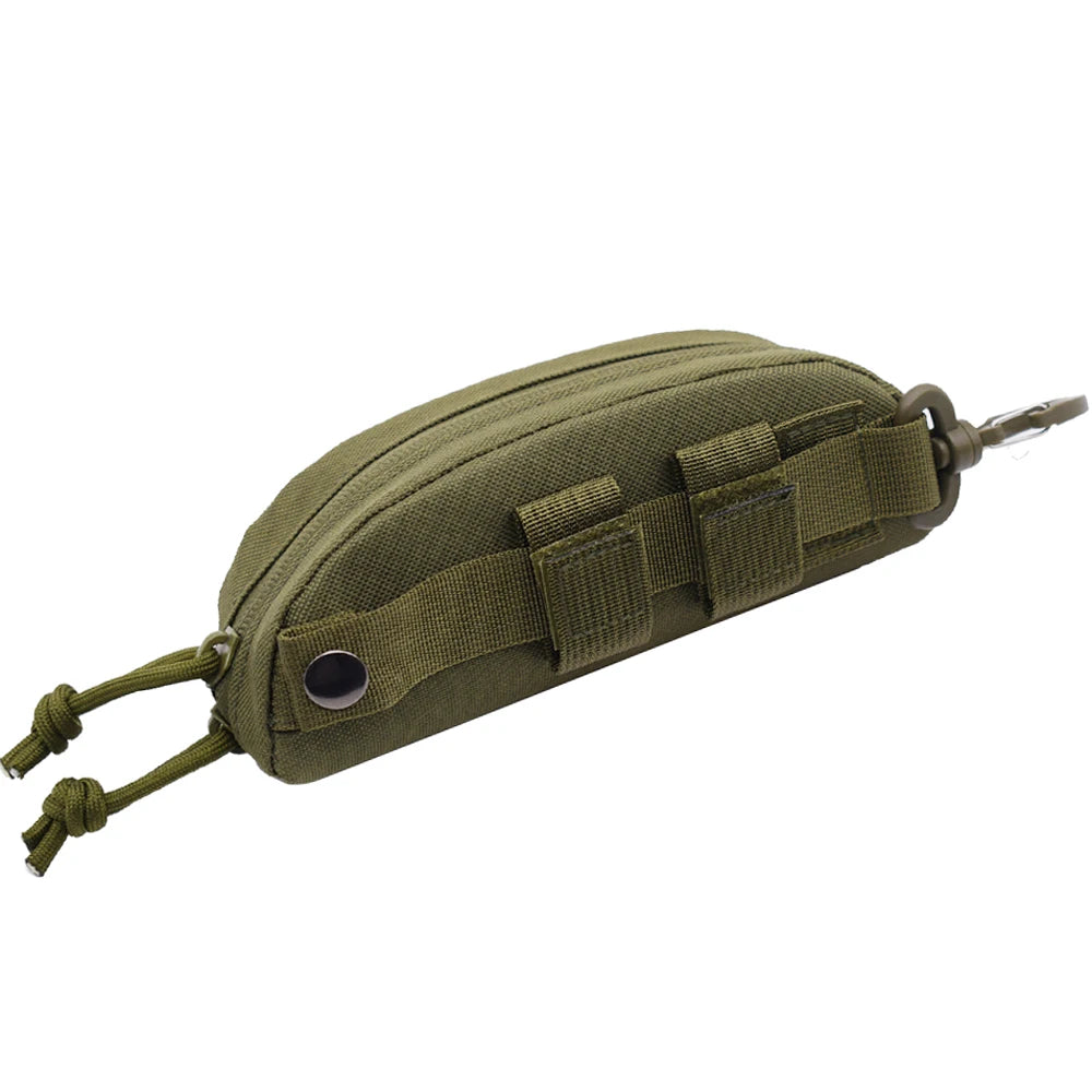 Tactical Molle Pouch Hard Case Fashion Glasses Pouch Outdoor Portable Eyewear Protector Shockproof Dustproof Glasses Case