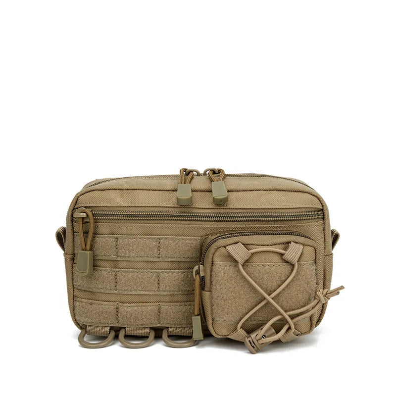 1000D EDC Pouch Molle Organizer Bag Utility EDC Tool Pouch Horizontal Modular Pouch Outdoor Waist Pack EMT Hunting Fanny Pack