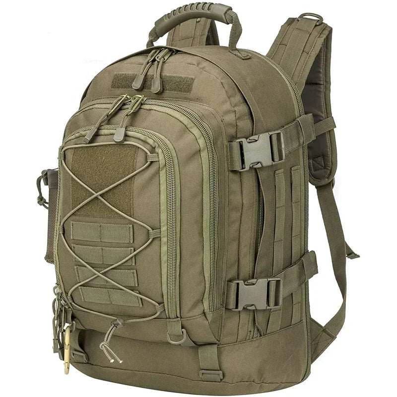 Mochila militar com capacidade para 60kg