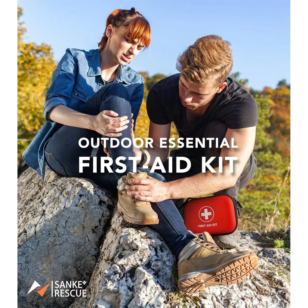 Kit de primeiros socorros multifuncional para emergências médicas,uso doméstico, camping e trilhas.