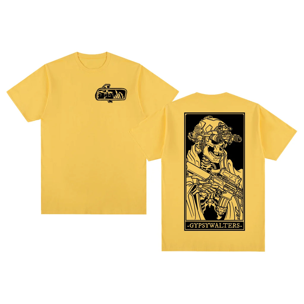 Forward Observations Group Vintage t-shirt Death Skeleton Satan Gothic Clothes Cotton Men T shirt New TEE TSHIRT Womens tops