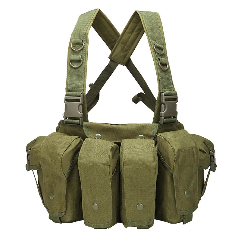 Hunting Multicam Tactical AK Vest Airsoft Ammo Chest Rig AR AK 47 Magazine Combat Outdoor CS Vest Molle Shooting Accessories