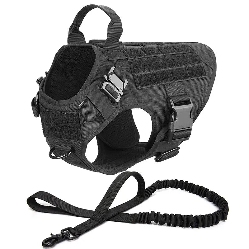 Coleira militar de peitoral para cão grande