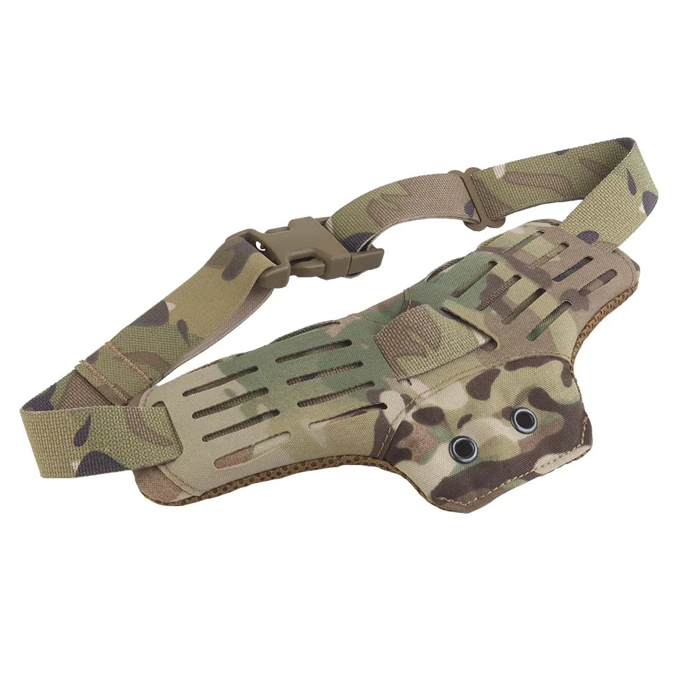 MOLLE Drop Leg Platform 3-Hole Side Kick ARC Lower Plate Accessories Universal Drop Leg Panel with Adjustable Thigh Straps