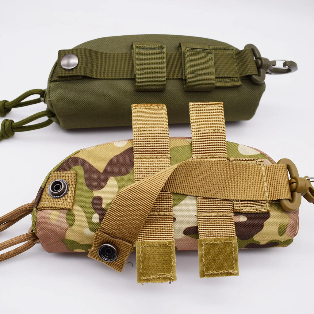 Tactical Molle Pouch Hard Case Fashion Glasses Pouch Outdoor Portable Eyewear Protector Shockproof Dustproof Glasses Case