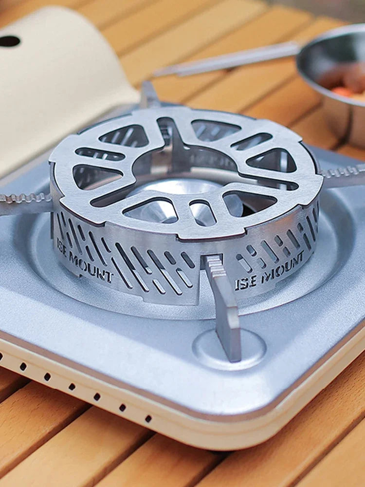 Outdoor Stove Windshield Portable Camping Stove Windproof Ring High-temperature Resistant Camping Picnic Cooking Supplies