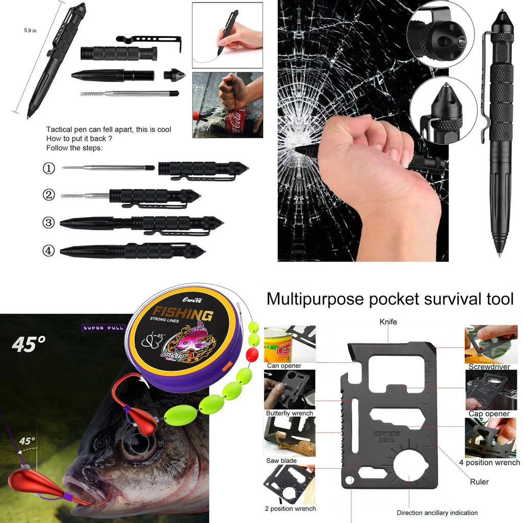 Car Survival First Aid Kit Full Set Molle Outdoor Gear Emergency Kits Camping Hiking Trauma Bag First Aid Kit Outdoor IFAK Edc