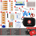 Kit de primeiros socorros multifuncional para emergências médicas,uso doméstico, camping e trilhas.
