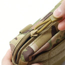 Outdoor EDC Hunting Tatical Molle Pouch Waist Pack Coin Cell Phone Bag Nylon Portable Men Toiletry Bag Clutch Outdoor