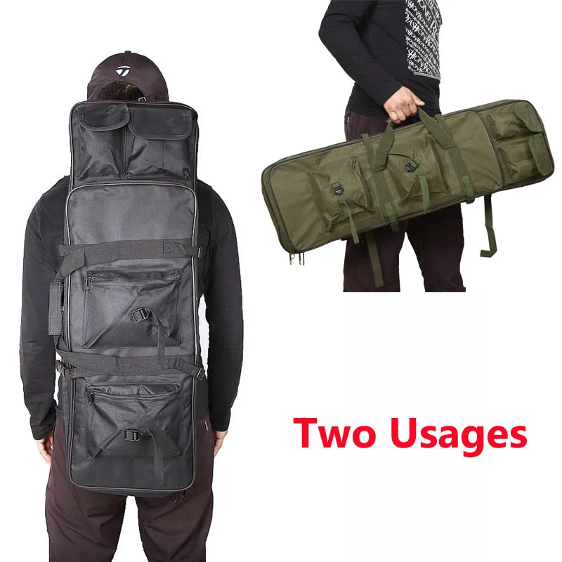 Men's Outdoor Sports Shooting Backpack Tactical Gun Bag Hunting Accessories Airsoft Sniper Rifle Gun Case Nylon Molle Bag