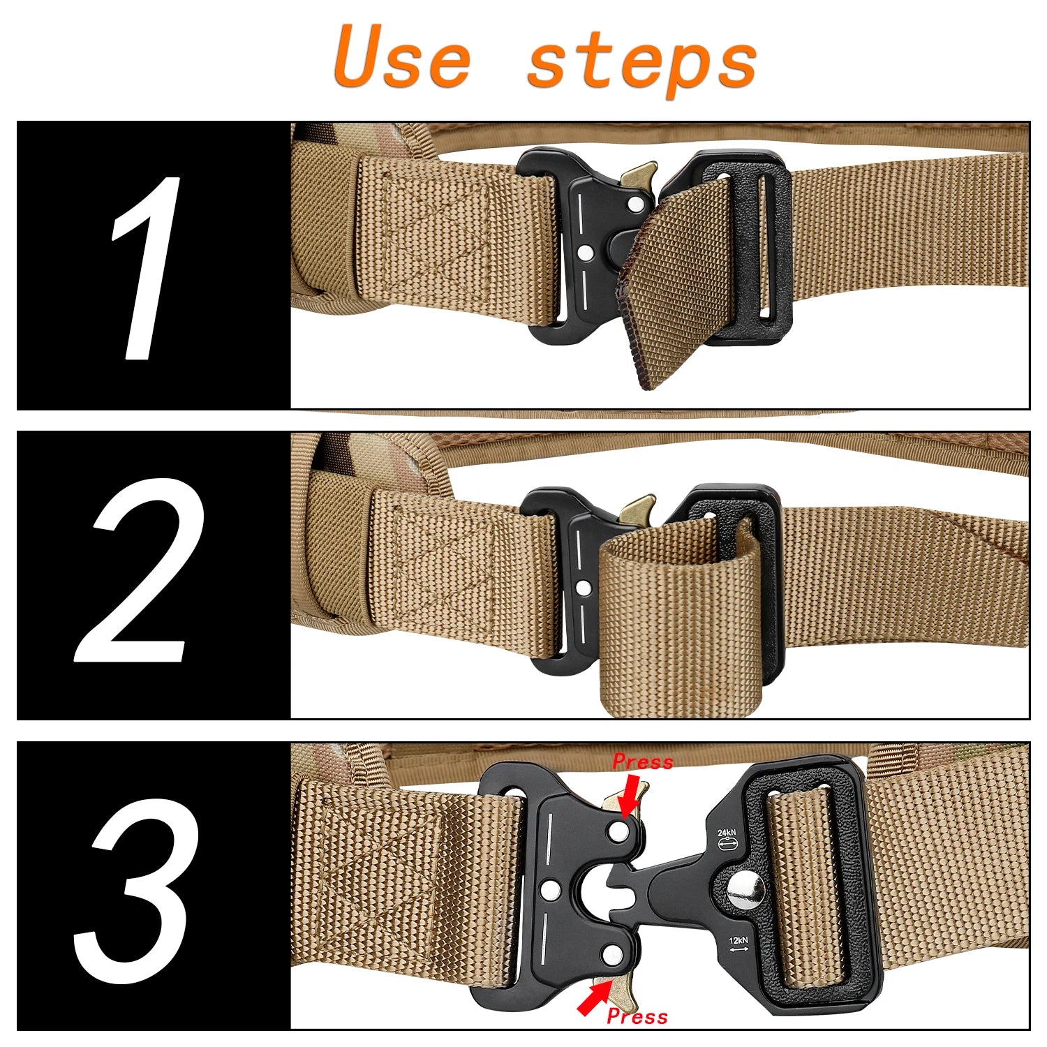 JSJM Tactical Belt Adjustable Belt Outdoor Work Men Belt Combat CS Hunting Paintball Padded Waist Belts Pocket