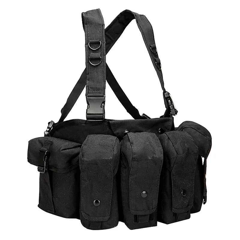 Hunting Multicam Tactical AK Vest Airsoft Ammo Chest Rig AR AK 47 Magazine Combat Outdoor CS Vest Molle Shooting Accessories