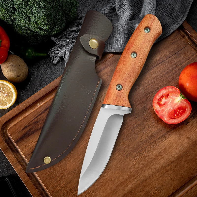 Handmade Forged Kitchen Knife Boning BUtcher Knife Stainless Steel Meat Cleaver Chef Knives for CookingTools Fruit Knife
