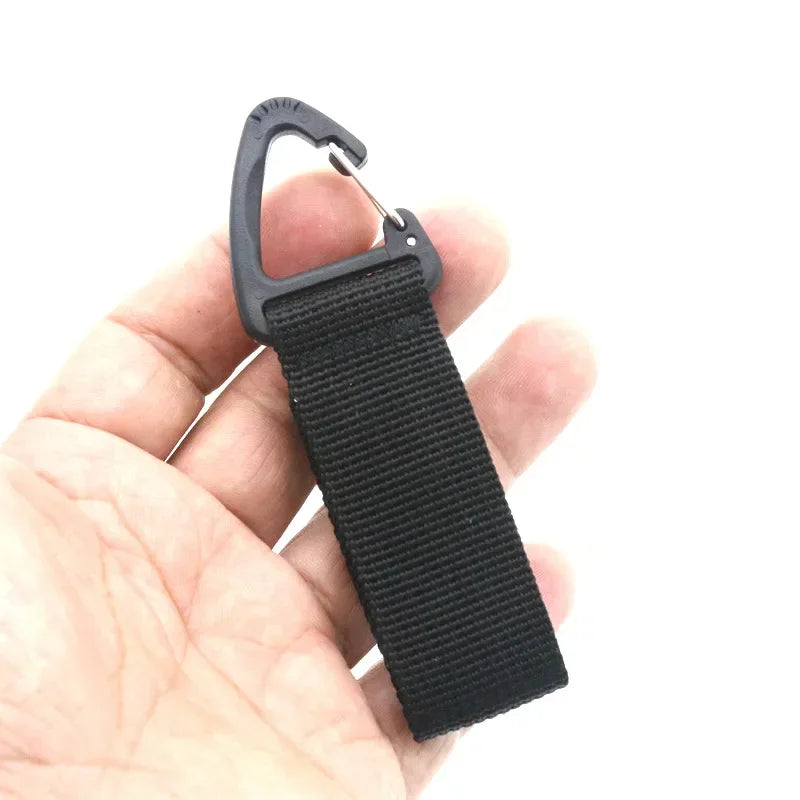 Elastic Lanyard Rope Tactical Anti-lost Spring Safety Strap Gun Rope For Key Ring Chain Flashlight Hunting Accessories