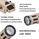 Tactical INFORCE WML APL Nylon Rifle Pistol Gun Strobe LED Light Fit 20mm Rail Airsoft Weapon Hunting Flashlight