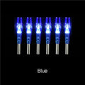 6pcs Hunting Shooting Luminous Lighted Compound Bow LED Glowing Arrow Nock Tail Fit 6.2mm Arrow Shaft