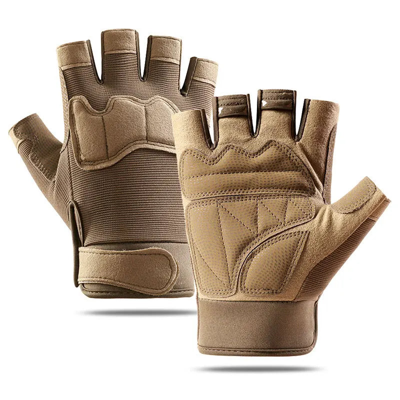 Tactical Gloves Half Finger for Men And Women Outdoor Mountaineering Cycling Wear-resistant Breathable Riding Gloves